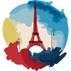 Watercolour Eiffel Tower