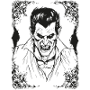 Vampire Horror Illustration