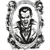 Vampire Horror Illustration