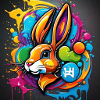 Splash of Colour Bunny