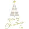 MERRY CHRISTMAS GOLD