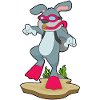 Rabbit Diver Bouteille d’oxygène Plongée