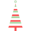 sapin geo pastel