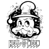 Hello Halloween Ghost