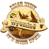 Come visit Wyoming- gold