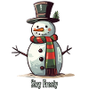 Funny snowman Stay Frosty