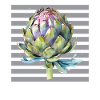 Retro Art Artichokes