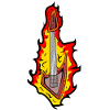 Cool Burning Guitar