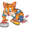 Chat de curling