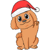 Caniche Chien Animal Noël