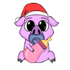 Cochon bébé Noël
