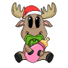 Moose Baby Christmas