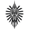 Anunnaki Head Aura Illustration Design