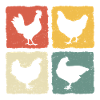 Retro Hens
