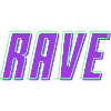 Retro 80's 90's Rave Lettering