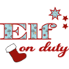 Elf on duty Christmas humour