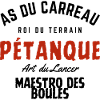 T-shirt Maestro Pétanque