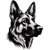 German Shepherd logo