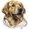 Golden Retriever head