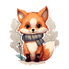 Fuchs im Winterlook