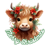 Christmas Highland Beef T-Shirt