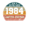 Birthday - Limited Edition January 1984