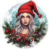 Mère Noël gothique