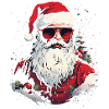 Glasses Santa Claus