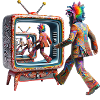 surreal punk tv moment