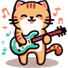 Rock n Roll Cat