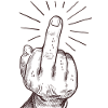 Middle finger