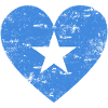 Somalia Flag Heart