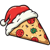 Pizza Christmas Food