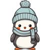 Penguin Winter Animal Cute Comic