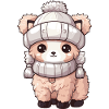 Alpaca Winter Animal Cute Comic