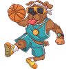 Basketball Dog