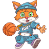 Basketball Cat