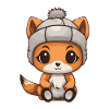 Squirrel Winter Animal Cute Comic