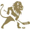 Lion Hockey Sur Glace Silhouette