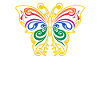Butterfly Rainbow Tribal Butterfly