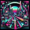 Neon Nostalgia: Retro Dream