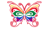 Butterfly Rainbow Tribal Butterfly