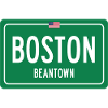 Boston Place Name Sign