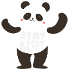 Restez heureux Panda