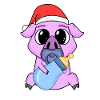 Cochon bébé Noël