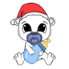 Bear Baby Christmas Polar Bear