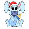 Rabbit Baby Christmas