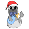 Sea Lion Baby Christmas