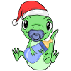Lizard Baby Christmas