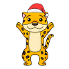 Wildcat Christmas Cat